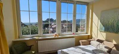 Ein Bett oder Betten in einem Zimmer der Unterkunft Waldheim Lindenfels