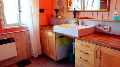 Küche/Küchenzeile in der Unterkunft Gemütliches Privatzimmer