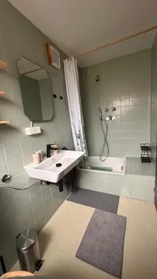 Ein Badezimmer in der Unterkunft Apartment im Gründle