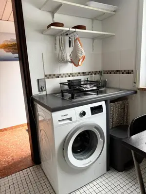 Küche/Küchenzeile in der Unterkunft Apartment im Gründle