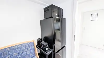 Küche/Küchenzeile in der Unterkunft ALFA Ludwigsburg City Apartment 3 Zimmer für 5 Personen l Parkplatz l Bad I Küche l WIFI & SmartTV l Parking l Bathroom l Kitchen