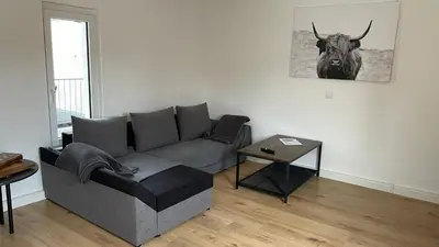 Ein Sitzbereich in der Unterkunft Fewo- Daniela