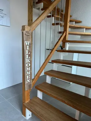 Grundriss der Unterkunft 2-Zimmer-Apartment mit Küche und Bad im Landhaus in Ortsrandlage