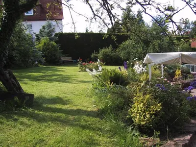 Ein Garten an der Unterkunft Alte Försterei