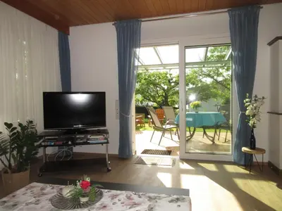 TV/Unterhaltungsangebot in der Unterkunft Ferienwohnung Obstgarten