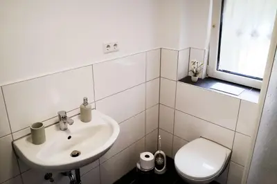 Ein Badezimmer in der Unterkunft Boardinghouse in Mörfelden-Walldorf