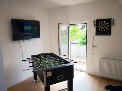 Eine Spielezimmer in der Unterkunft Boardinghouse in Mörfelden-Walldorf