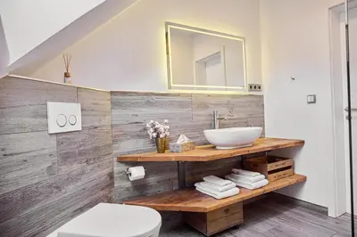 Ein Badezimmer in der Unterkunft Lichtdurchflutetes Traum-Loft mit Panoramablick