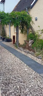 Das Gebäude in dem sich die Ferienwohnung befindet