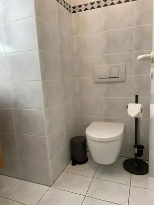Ein Badezimmer in der Unterkunft Ferienwohnung in Maikammer