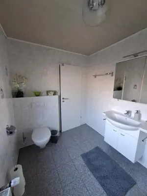 Ein Badezimmer in der Unterkunft Schöne 3 Zi. Ferienwohnung vor den Toren Frankfurt