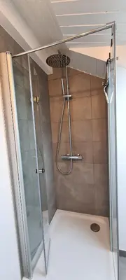 Ein Badezimmer in der Unterkunft Wolke7 und Himmelsleiter2