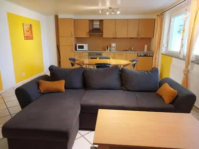 Küche/Küchenzeile in der Unterkunft Ferienwohnung Knobloch