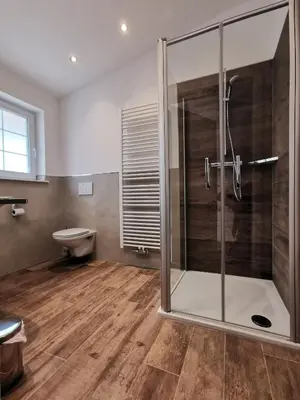 Ein Badezimmer in der Unterkunft Ferienwohnung Gestüt von Erden