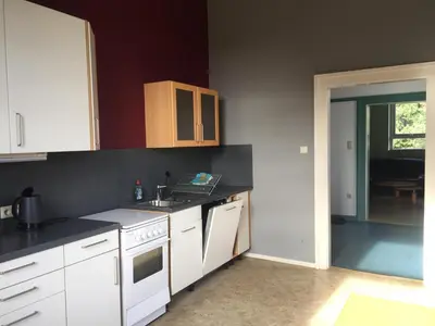 Küche/Küchenzeile in der Unterkunft Josefshof