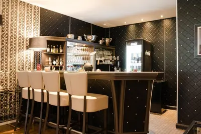 Lounge oder Bar in der Unterkunft Hotel Luisenpark
