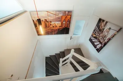 Grundriss der Unterkunft NEW人Vintage Loft Prime Maisonette人8min zum S-Hbf
