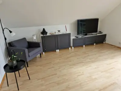 TV/Unterhaltungsangebot in der Unterkunft Ferienwohnung Rosenblüte