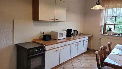 Küche/Küchenzeile in der Unterkunft Gästehaus Stephanie