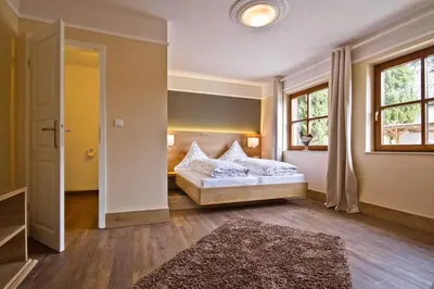 Ein Bett oder Betten in einem Zimmer der Unterkunft Sankt Annagut