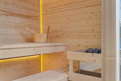 Grundriss der Unterkunft Gästehaus für 3 - Sauna - Terrasse - WLAN - Küche