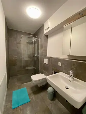 Ein Badezimmer in der Unterkunft Moderne 1-Zi Stadtwohnung