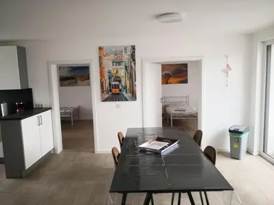 Küche/Küchenzeile in der Unterkunft Beautiful Maisonette in Mörfelden-Walldorf