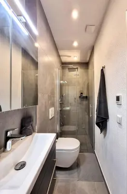 Ein Badezimmer in der Unterkunft Modernes Apartment im Zentrum von Karlsruhe