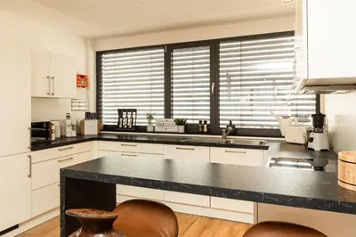 Küche/Küchenzeile in der Unterkunft NECKARWESTHEIMER Appartement