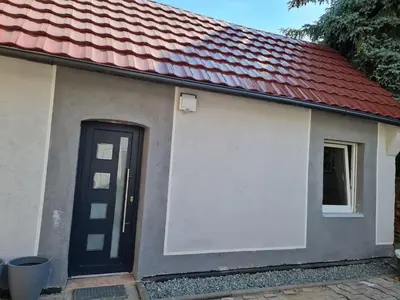 Das Gebäude in dem sich die Ferienwohnung befindet