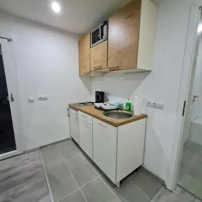 Küche/Küchenzeile in der Unterkunft Klein und ruhig! Apartment zum entspannen