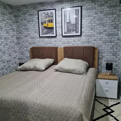 Ein Bett oder Betten in einem Zimmer der Unterkunft Klein und ruhig! Apartment zum entspannen