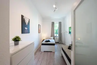Ein Bett oder Betten in einem Zimmer der Unterkunft Work & Stay in Mannheim