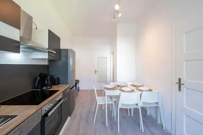 Küche/Küchenzeile in der Unterkunft Work & Stay in Mannheim