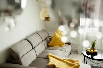 Ein Sitzbereich in der Unterkunft SCHLOSSBERG RESIDENCES - Superior Design-Apartments mit Schlossblick für bis zu 12 Personen
