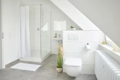 Ein Badezimmer in der Unterkunft SCHLOSSBERG RESIDENCES - Superior Design-Apartments mit Schlossblick für bis zu 12 Personen