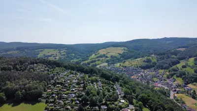 Naturlandschaft in der Nähe des Chalets