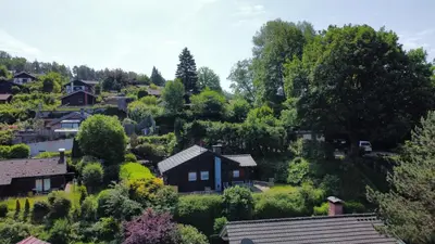 Naturlandschaft in der Nähe des Chalets