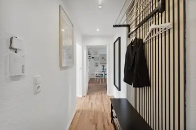 Grundriss der Unterkunft Amalfi Apartments A01 - gemütliche 2 Zi-Wohnung mit Boxspringbetten und smart TV
