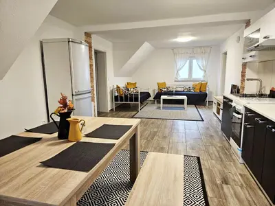 Küche/Küchenzeile in der Unterkunft Work & Stay in Mannheim