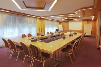Der Geschäftsbereich oder Konferenzraum in der Unterkunft Hotel zur Pfalz