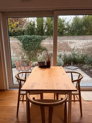 Ein Garten an der Unterkunft Romantisches wohnen