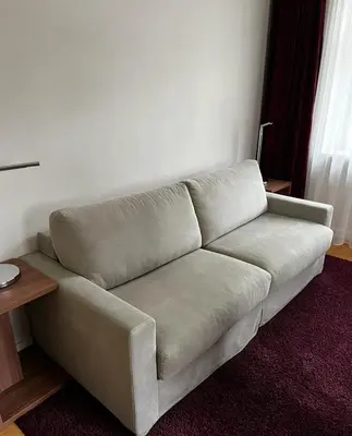 Ein Sitzbereich in der Unterkunft Living Apartments Ludwigshafen