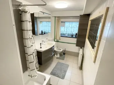 Ein Badezimmer in der Unterkunft Nice Apartment in Mörfelden