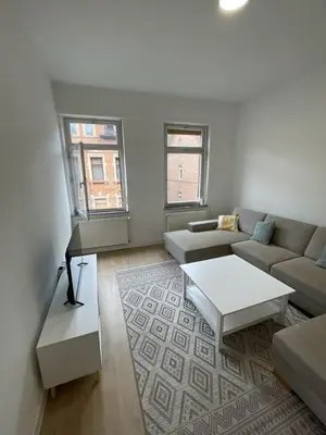 Ein Sitzbereich in der Unterkunft Monteurwohnung Worms