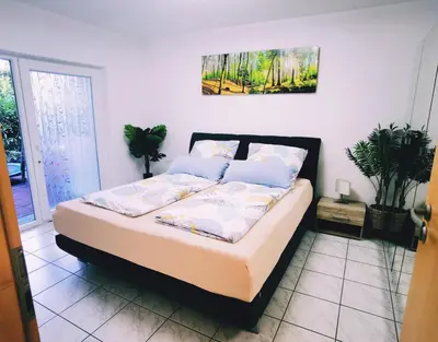 Ein Bett oder Betten in einem Zimmer der Unterkunft Wohlfühloase