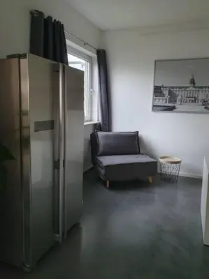 Küche/Küchenzeile in der Unterkunft Moderne 2 Zimmerwohnung/ Eggenstein/nähe KIT Nord