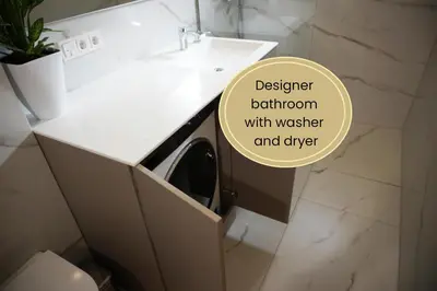 Ein Badezimmer in der Unterkunft Greenline by Gregory - Apartment mit Garten in Mainz, ZDF Nähe