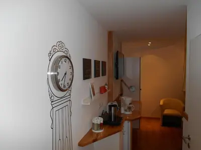Küche/Küchenzeile in der Unterkunft Warum ins Hotel