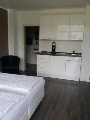Küche/Küchenzeile in der Unterkunft HD City Apartments